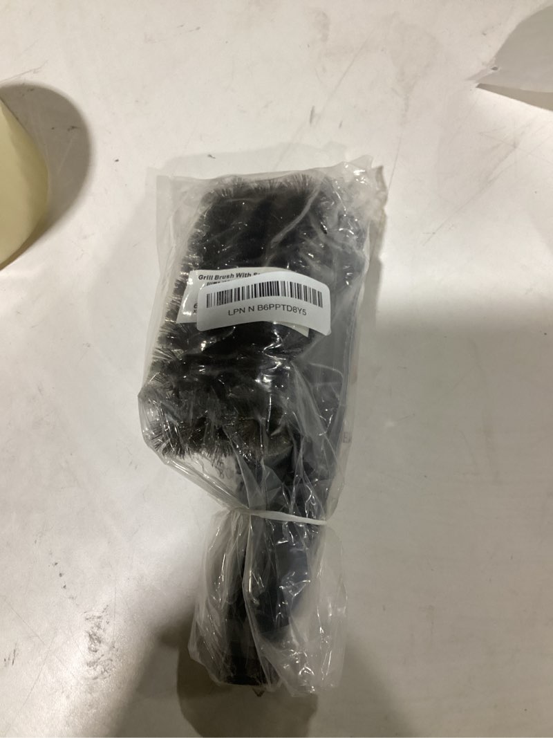 Condition photo showing New/Like New for GRILLART Grill Brush and Scraper, Extra Strong BBQ Cleaner Accessories, Safe Wire Bristles Barbecue Triple Scrubbers Cleaning Brush for Gas/Charcoal Grilling Grates, Wizard Tool BR-8115