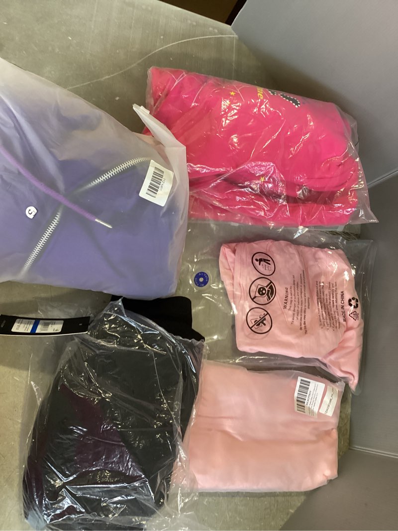 Assorted Clothing Items, Multiple Sizes and Designs, Total Of 5)
