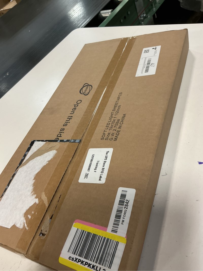 Condition photo showing New/Like New for 4pcs soft led backlight sheet 36w 2300k-6000k warm and cold color backlit flexible cuttable19x9.5 inch for translucent countertop indoor