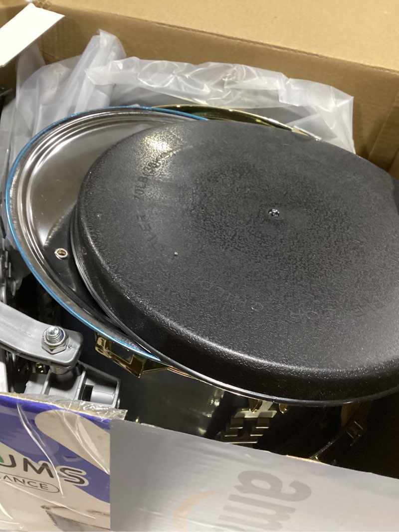 Condition photo showing Good Condition for M SANMERSEN Kids Jazz Drum Set - 5 Drums with Stool - Rock Jazz Drum Kit - Musical Enlightenment Educational Toys Gift for Boys Girls 9123 Light Blue