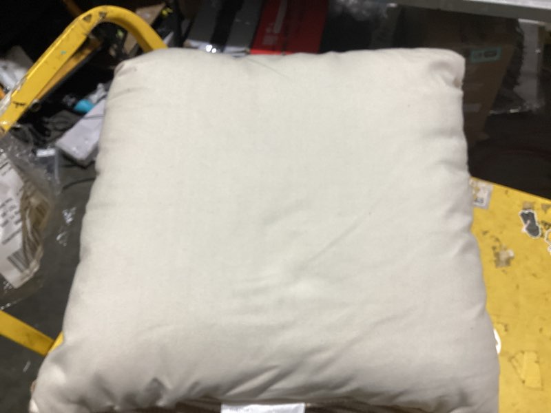 Condition photo showing Good Condition for 20"x20" blocked stripe woven pillow tan/ivory - threshold™