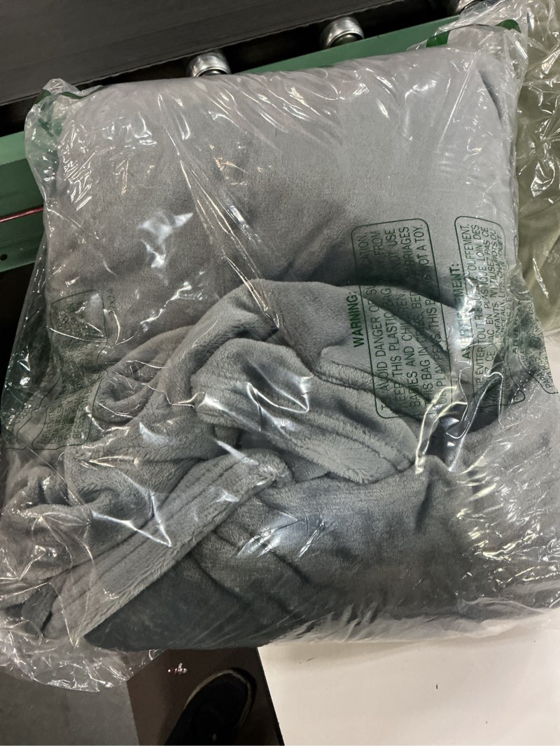 Condition photo showing Good Condition for Utopia Bedding Fleece Blanket Throw Size Ash Grey 300GSM Luxury Fuzzy Soft Anti-Static Microfiber Bed Blanket (60x50 Inches)