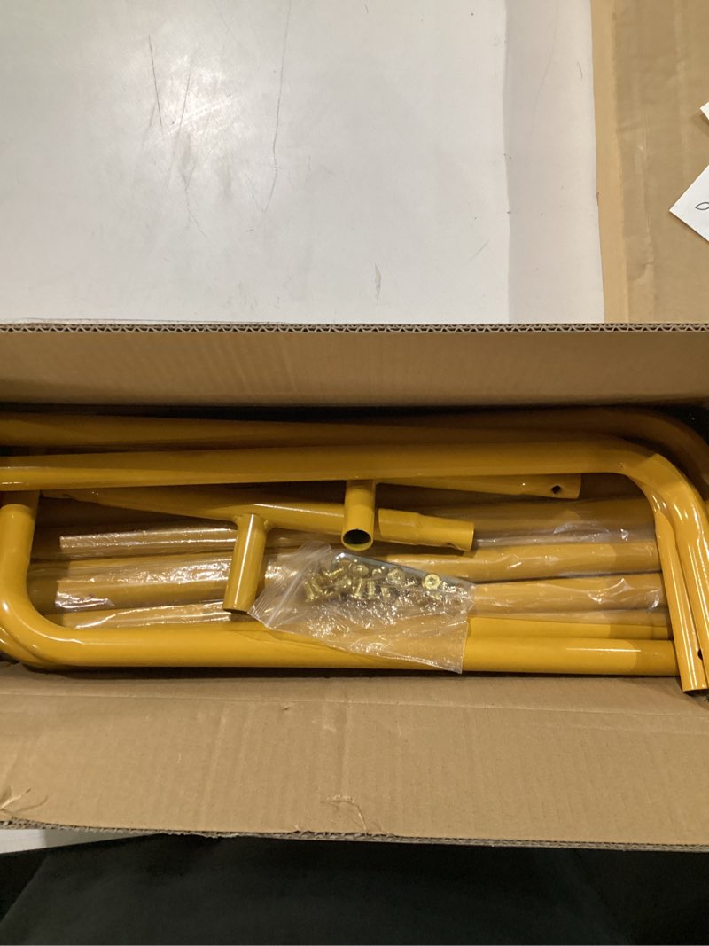 Condition photo showing Good Condition for wedding sign holder,adjustable welcome to our wedding sign stand with 2 leather sign hanging straps,wedding seating chart stand for party,baby shower,graduation ceremony(posters excluded) gold-1pcs 68.9inch