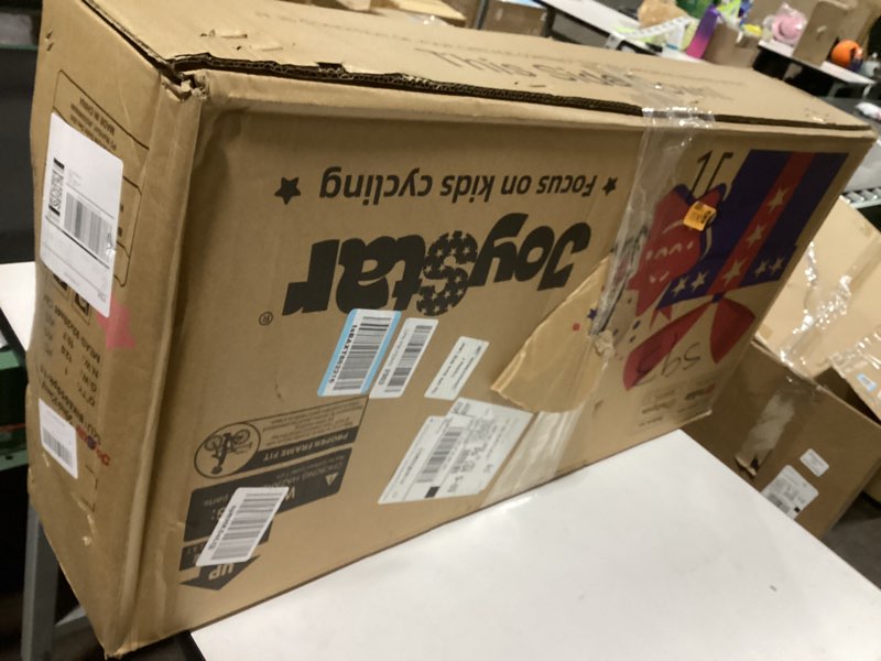 Condition photo showing Good Condition for JOYSTAR Little Daisy Kids Bike for Girls Boys Ages 2-7 Years, 12 14 16 Inch Girls Bikes with Doll Bike Seat & Streamers, Boys Bike with Flag & Number Plate, Multiple Colors LittleDaisy-Pink 16 Inch With Training Wheels