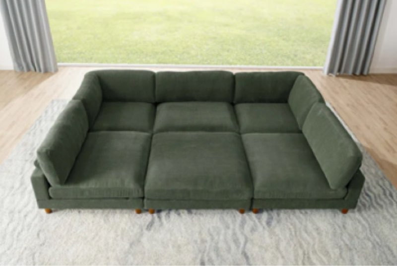 Espirosa modular sectional (incomplete 2 boxes only consisting of boxs 2 of 2 of armless chairs)