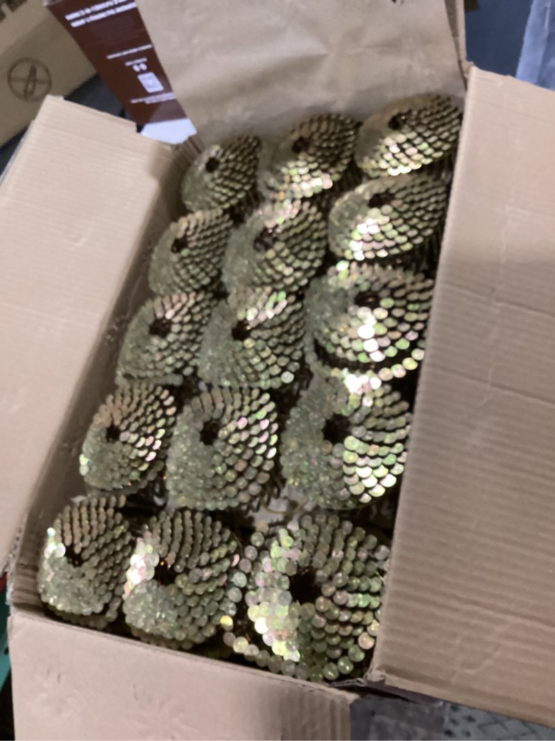 Condition photo showing Good Condition for findmall 7200 count coil roofing nails 1-1/4-inch x .120-inch 15-degree round head wire weld collated smooth shank electro galvanized coil roofing nails for roofs lathing and sheathing materials