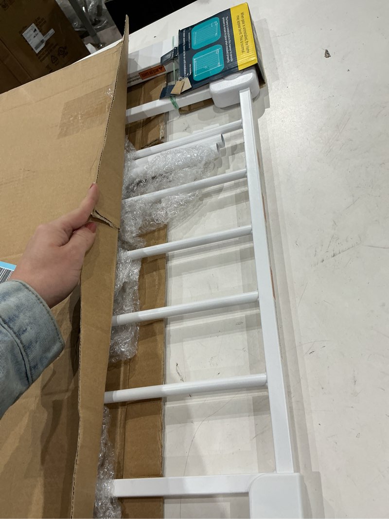 Condition photo showing Good Condition for safety 1st easy install walk thru baby gate for doorway with door, dog gates, fits 29"-38", easy install 28" tall, white 1-pack 29" to 38" wide x 28" tall white