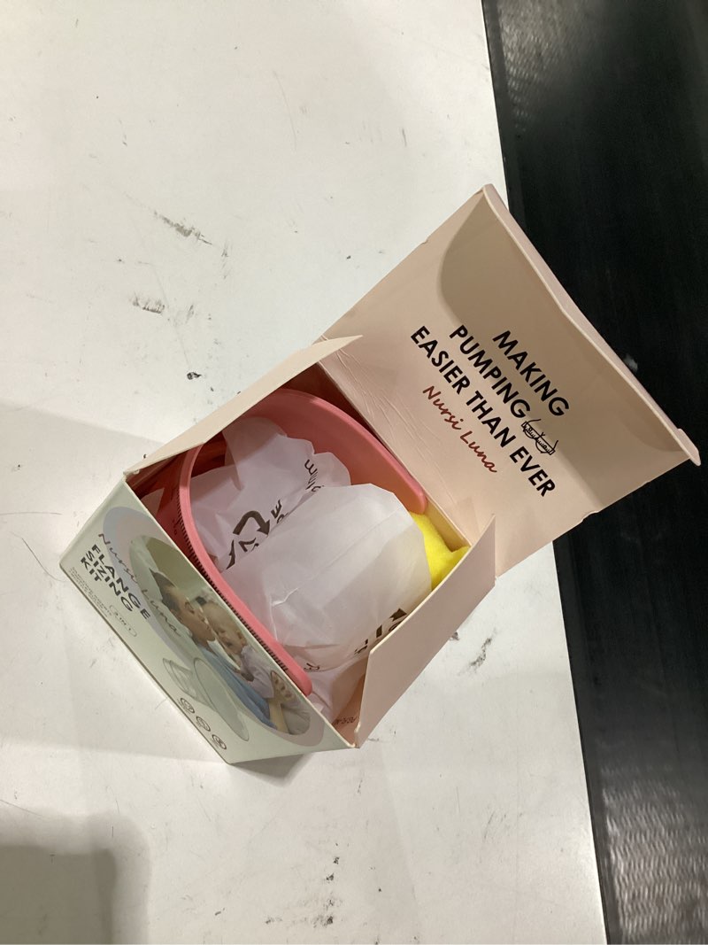 Condition photo showing Good Condition for nursi luna flange sizing kit 3-in-1 with 13/15/17/19/21mm for 24mm electric breast pump flanges/shields, 10pcs soft silicone flange inserts for more comfortable pumping, bpa-free, essential for moms 10pcs 13/15/17/19/21mm pink