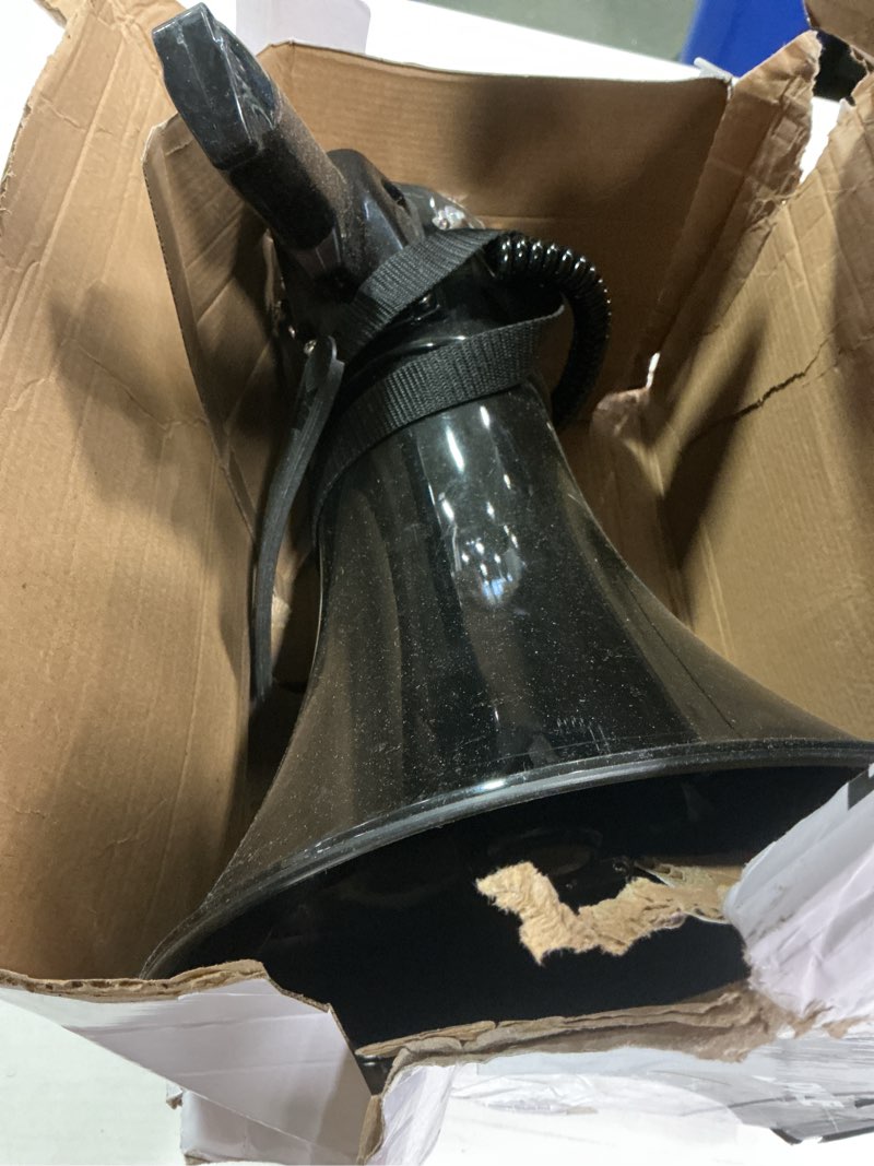 Condition photo showing Good Condition for Pyle Pro PMP53IN 50W 1700 Yard Sound Range Portable Bullhorn Megaphone  Black
