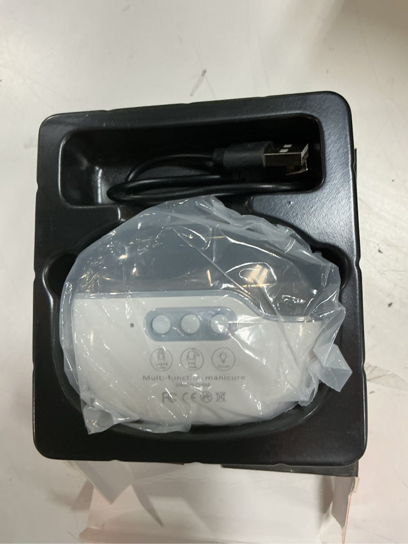 Condition photo showing Good Condition for 2026 new 4-in-1 electric nail clipper for toe nail-3 speed adjustable smart nail clipper for seniors-usb rechargeable fingernail clipper with led light,nail scraps storage for thick toenails,seniors