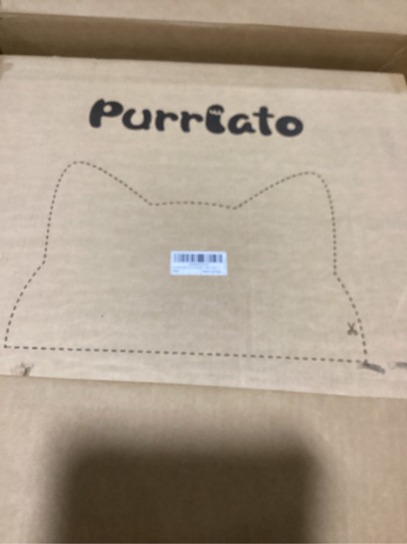 Condition photo showing Good Condition for 61" modern cat tree tower for indoor cats, luxury climbing tower with plush lounge, kitty condos, hammock & scratching posts, classic cat furniture natural