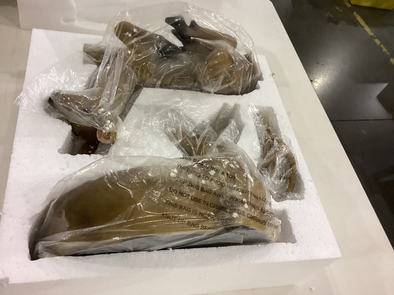 Condition photo showing New/Like New for XTAPAN Doe & Buck Statue Figurines Deer Animal Sculpture Gift Home Decor,Office or Outdoor Garden St
