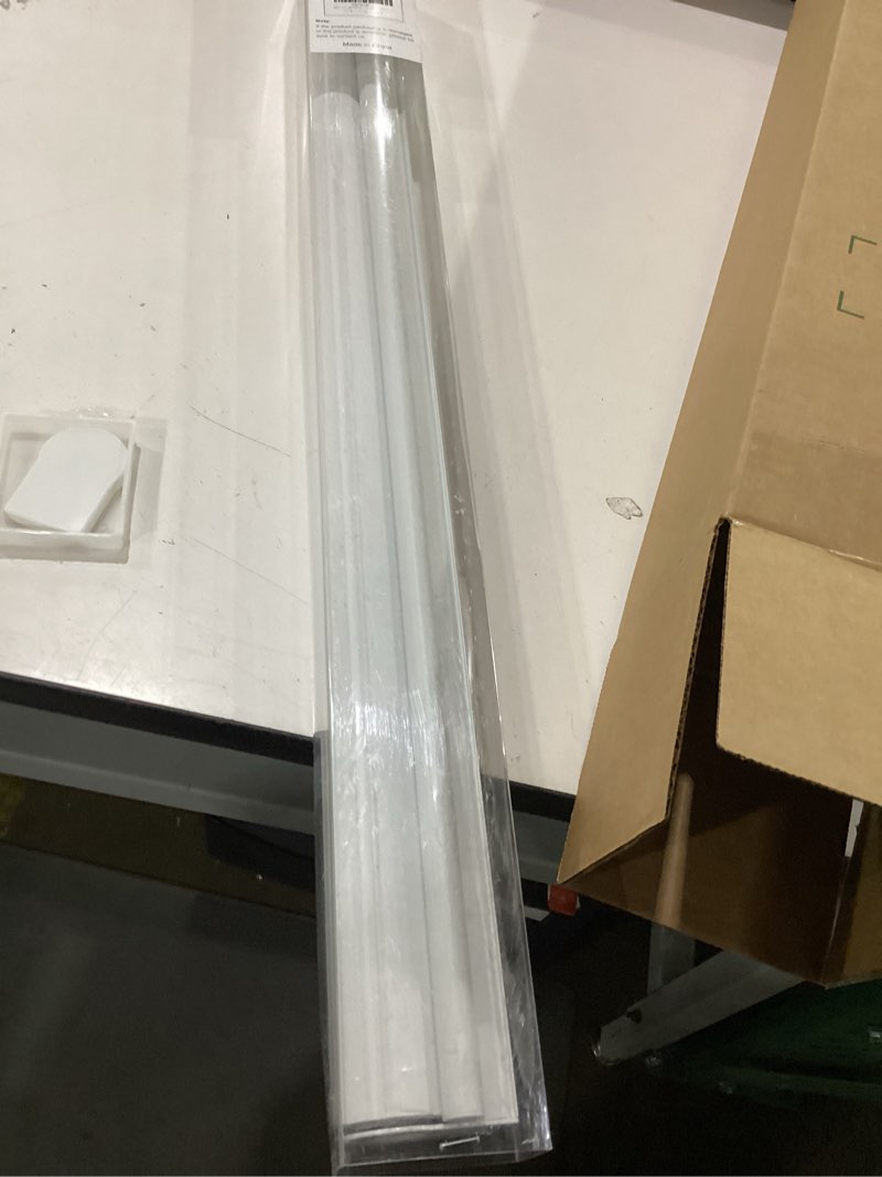 Condition photo showing As Is for shademoon cordless blackout window roller shades, pull down spring system indoor blinds, room darkening waterproof uv blocking thermal insulated fabric for home office (white, width 28", height 72") white 28"w x 72"h