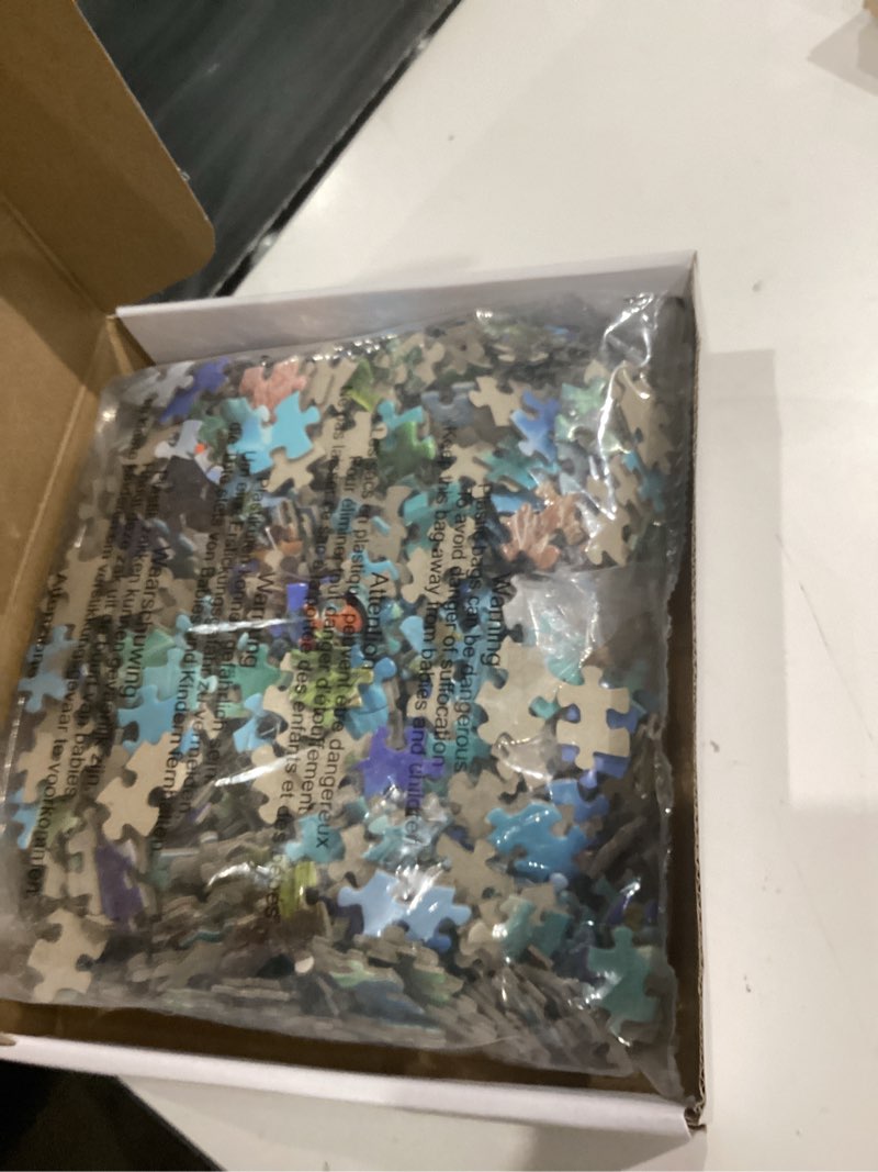 Condition photo showing New/Like New for Sutinban Sea Turtle 1000 Piece Puzzle for Adults, Coolest Adult Puzzle 1000 Pieces, Wave Spirit Hawaii Ocean Jigsaw Puzzles Home Decor Happy Family Time