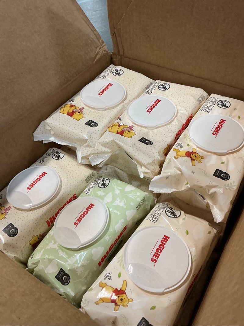Condition photo showing Good Condition for huggies natural care sensitive baby wipes, unscented, hypoallergenic, 99% purified water, 15 flip-top packs (960 wipes total)