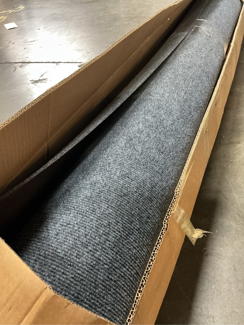grefinity marine carpet,5 ft x 15 ft smoke gray indoor outdoor carpet 0.2" thick boat rug with water-proof tpe backing for home, patio, porch, deck