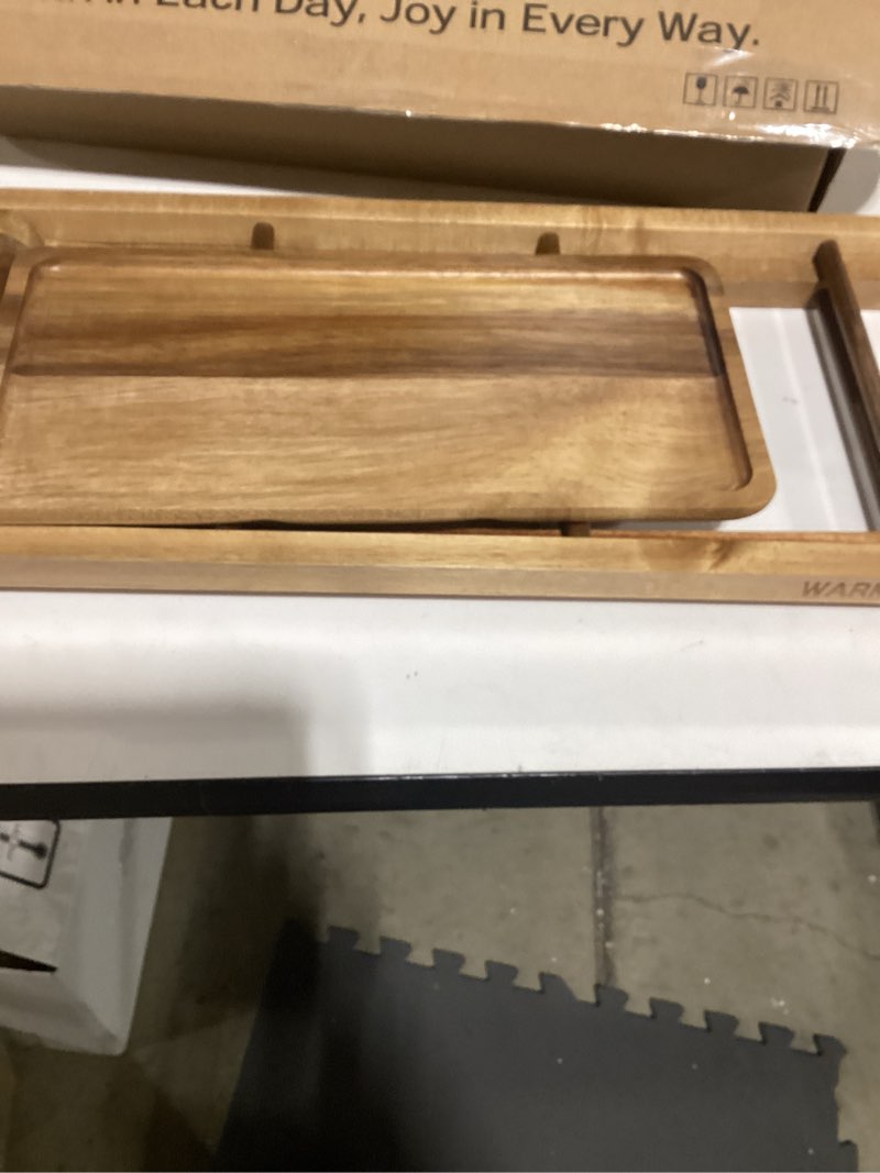 Warmkey acadia wood 3 tier serving tray