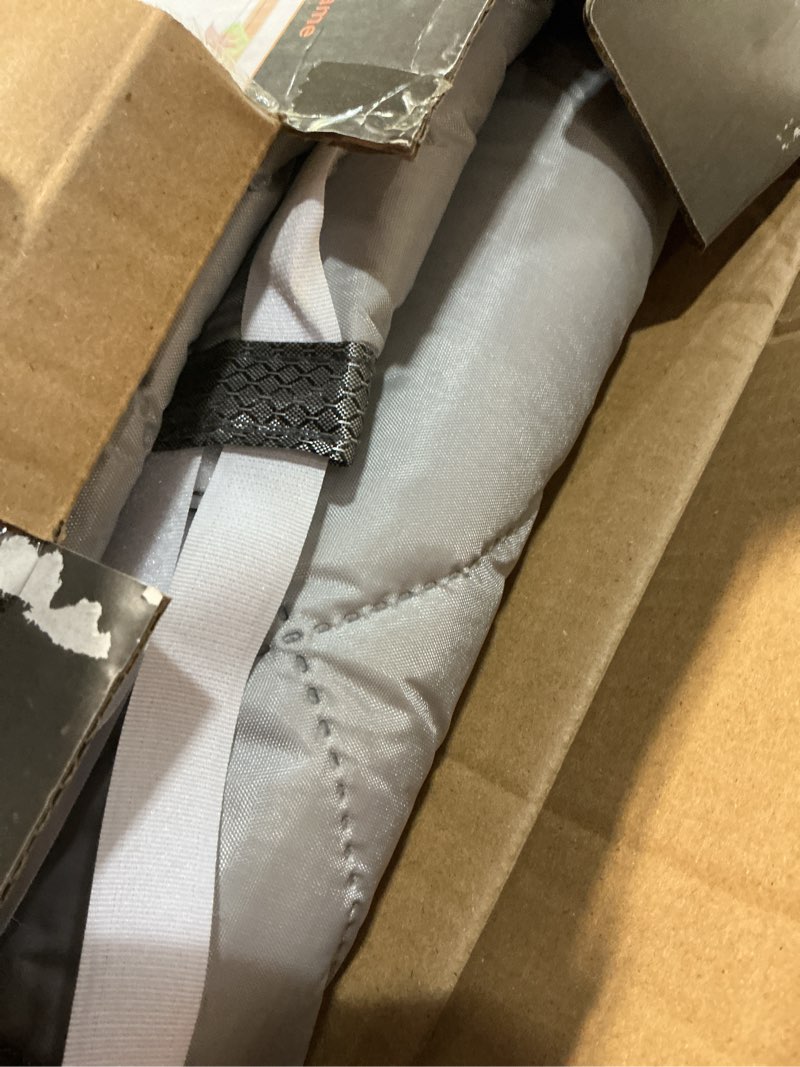 Condition photo showing Good Condition for Magnetic Thermal Insulated Door Curtain, Fits Door Size 38" x 82",Durable Oxford Cloth&Thicken Polyester Fiber Fill, Efficient Temperature Control, Durable Construction, Soundproof and Windproof Fit Door Size 38 x 82 Inch Polyester Grey