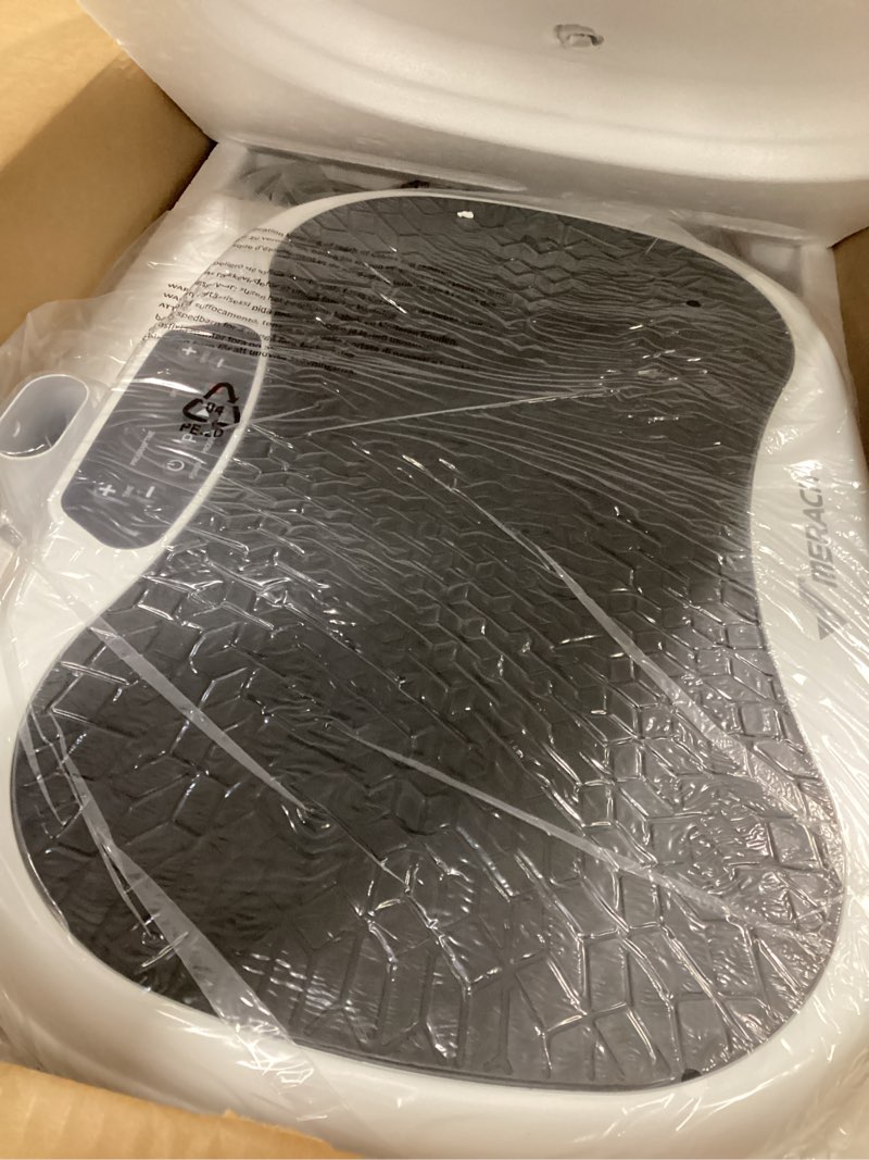 Condition photo showing Good Condition for MERACH Vibration Plate Exercise Machine, Vibration Plate for Lymphatic Drainage Weight Loss, Vibrating Plate Exercise Machine with Handrails, Exercise Equipment for Women Men Home White