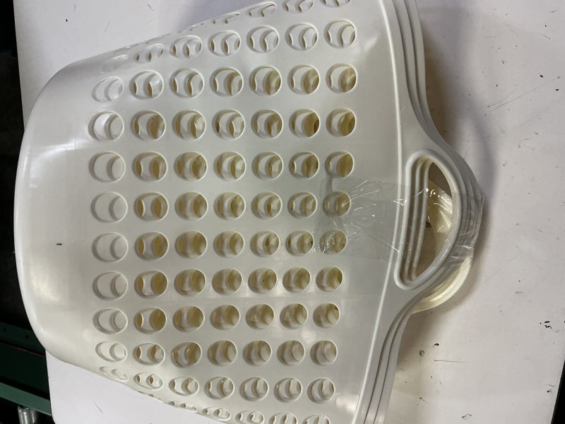 Condition photo showing Good Condition for suclain 3 pcs flexible laundry basket set carry portable flexible laundry with carrying handles white large versatile laundry for bathroom college dorm laundry room