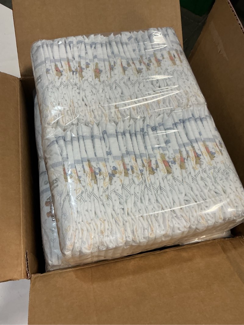 Condition photo showing New/Like New for huggies size newborn diapers, little snugglers baby diapers, size newborn (up to 10 lbs), 144 count, packaging may vary