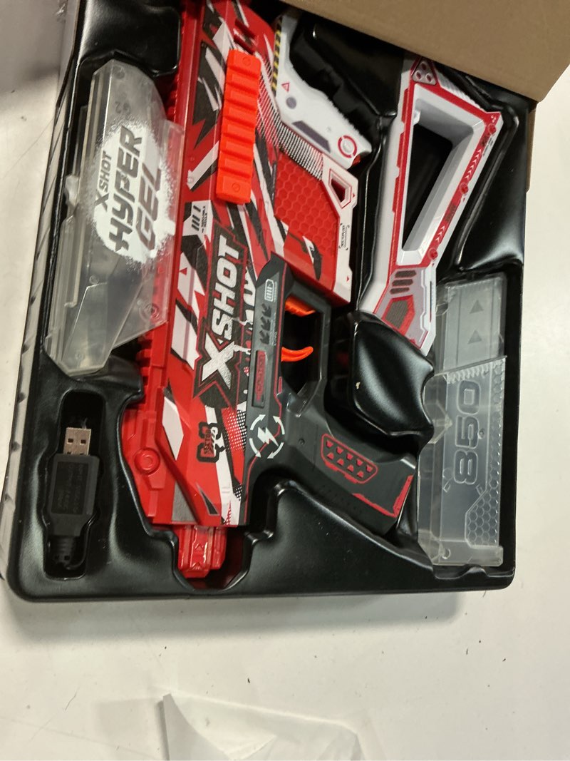 Condition photo showing Good Condition for xshot hyper gel trace fire blaster, semi and fully automatic gel blaster & 10,000 gellets, 600 capacity hopper & 850 capacity mag, ages 14 & up by zuru