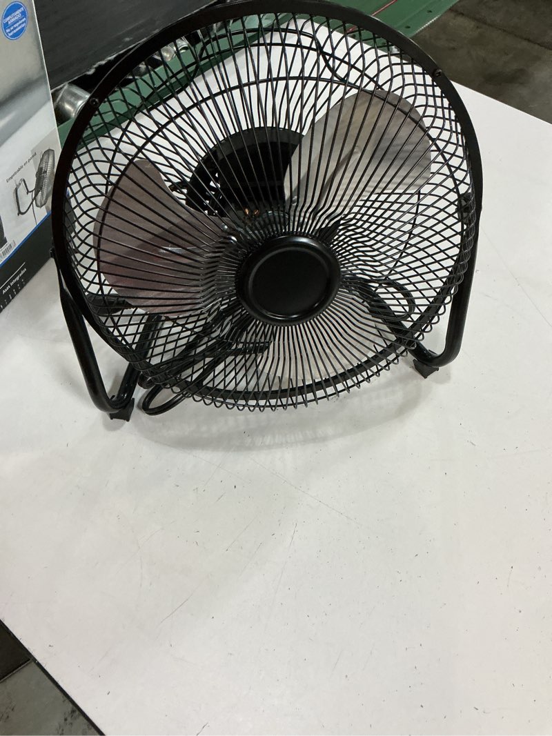 Condition photo showing Good Condition for mainstays 9 in high velocity floor fan wall mount black