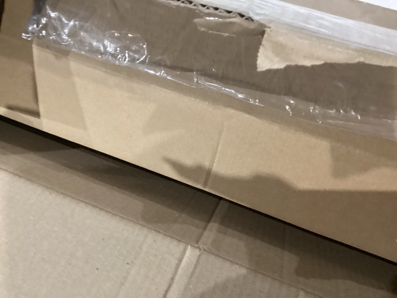 Condition photo showing As Is for Ottomanson 3'11" x 10' Hallway Runner with Scraper Pile - Extra Durable Non-Slip Rug Mat for Indoor & Outdoor Use - Ideal for Kitchen, Entryway & Garage - High-Traffic Carpet, Gray Grey 700s Series 3'11" x 10' (Runner)