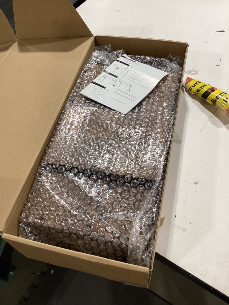 Condition photo showing New/Like New for 4-Tier Ultra Wide Wooden Display Stand, Wood Riser for Table Display, No Tools Required, Easy to Assemble, Durable Wood Stands for Dessert Table & Home Deco