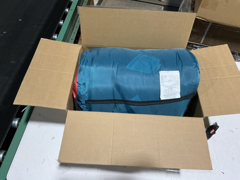Condition photo showing Good Condition for coleman brazos 20/30°f adult cool-weather sleeping bag with no-snag zipper & stuff sack, machine washable, great for camping, traveling, guests, & more pfas-free 20°f