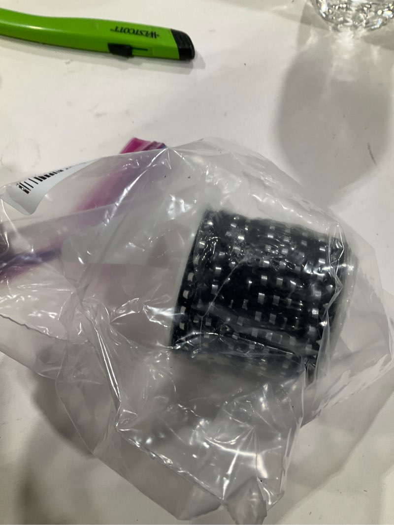 Condition photo showing New/Like New for 27 Yards Black Metallic Braid Lace Trim Ribbon Silver Gimp Braided Trim Woven Rick Rack Wave Upholstery Trimming Bulk for Sewing Making Crafts Gift Wrapping Curtain Wedding Choker Diy Supply Black,silver