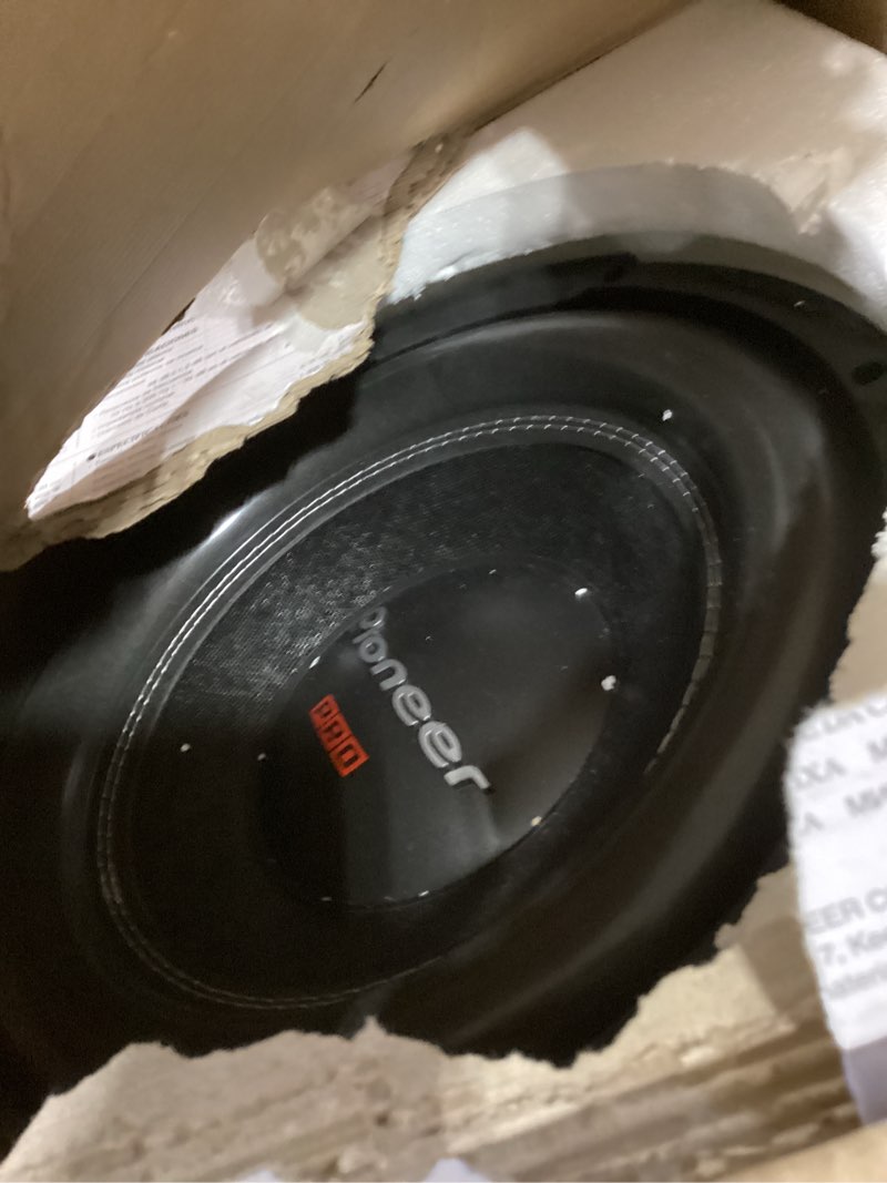 Condition photo showing Good Condition for Pioneer P.R.O. Series TS-W3020PRO 12” Subwoofer – 2000W Max, Sealed or Ported Enclosure Compatible, Strong Bass, High Power, Performance, and Output TS-W3020PRO Subwoofer