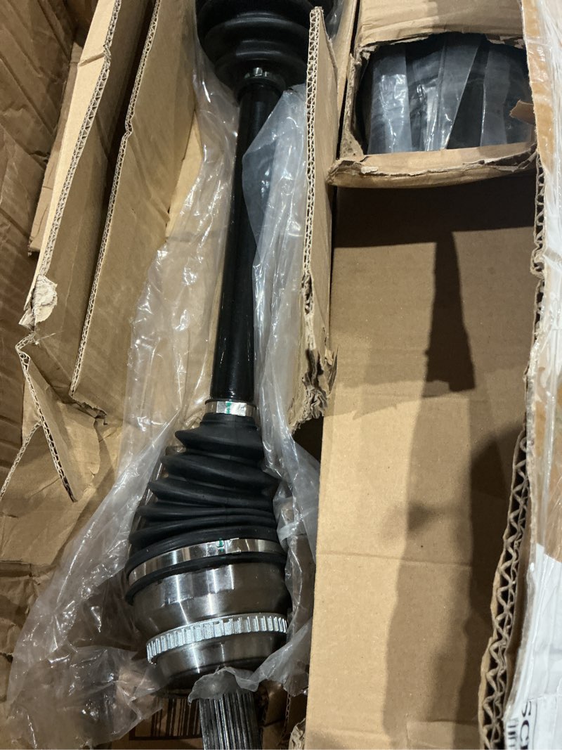 Condition photo showing As Is for (used, size and car type unknow)constant velocity (cv) axle shaft