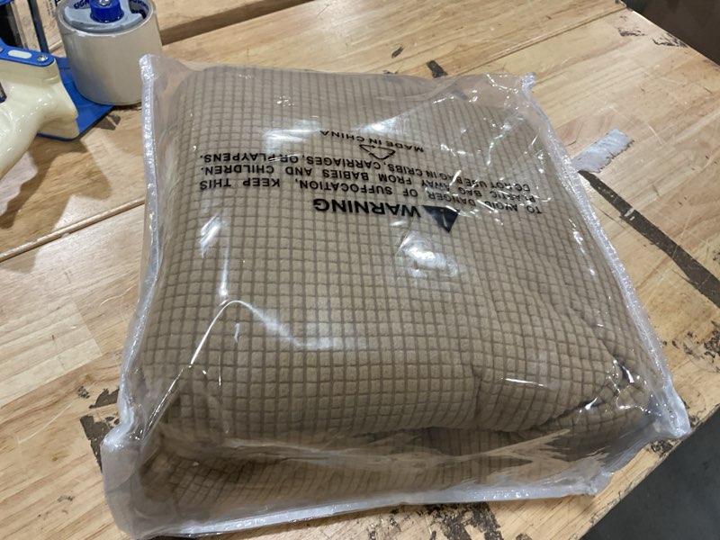 Condition photo showing Good Condition for kekuou stretch loveseat sofa cover slipcover,couch covers for 2 cushion couch sofa (55"-78") furniture protector sofa with elastic bottom for kids,dog. jacquard small checked(medium,camel) camel medium