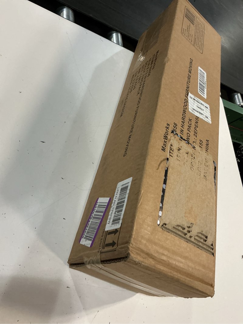 Condition photo showing New/Like New for maxworks 50856 1320 lbs. capacity 18 in. x 12 in. hardwood furniture moving dolly, kd version two pack natural 18 in x 12 in