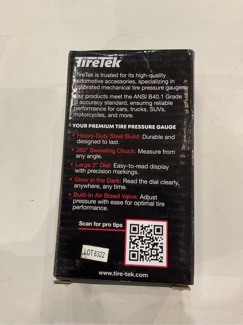 Condition photo showing New/Like New for TireTek  PREMIUM TIRE PRESSURE GAUG  0-60 PSI