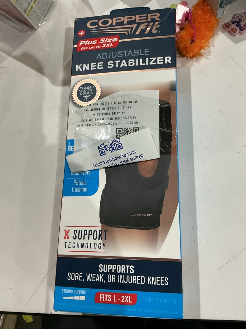 Condition photo showing Good Condition for copper fit® ultra support plus knee adjustable stabilizer brace