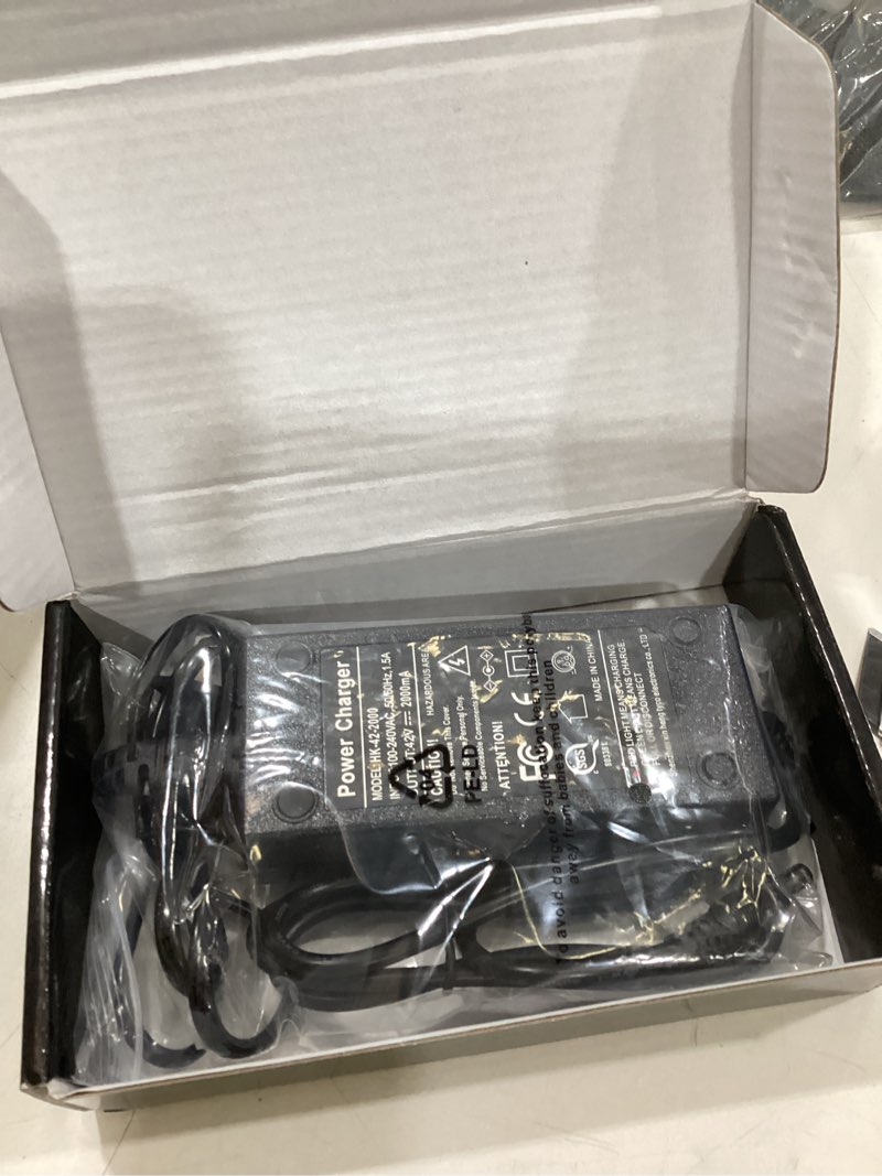 Condition photo showing Good Condition for 42v 2a dc male power adapter for 36v electric bike lithium battery charger,escooter ebike battery charger connector diameter 5.5mmx2.1mm/2.5mm