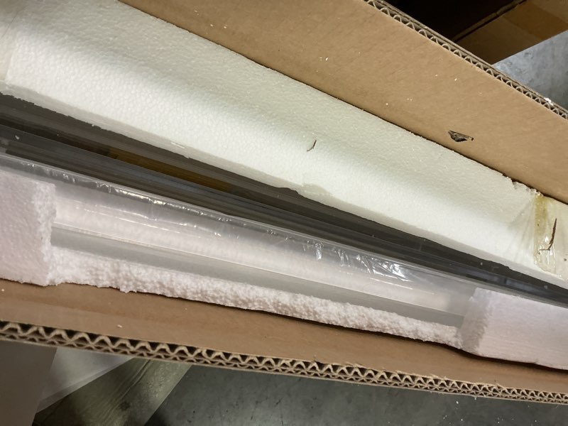 Condition photo showing Good Condition for Dewrhiixe Clear Acrylic Desk, Study Laptop Computer Desk Writing Table Console Table for Bedroom Home Office Desk (Clear, 39.3”×19.6"×29.5“) Clear 39.3”×19.6"×29.5“