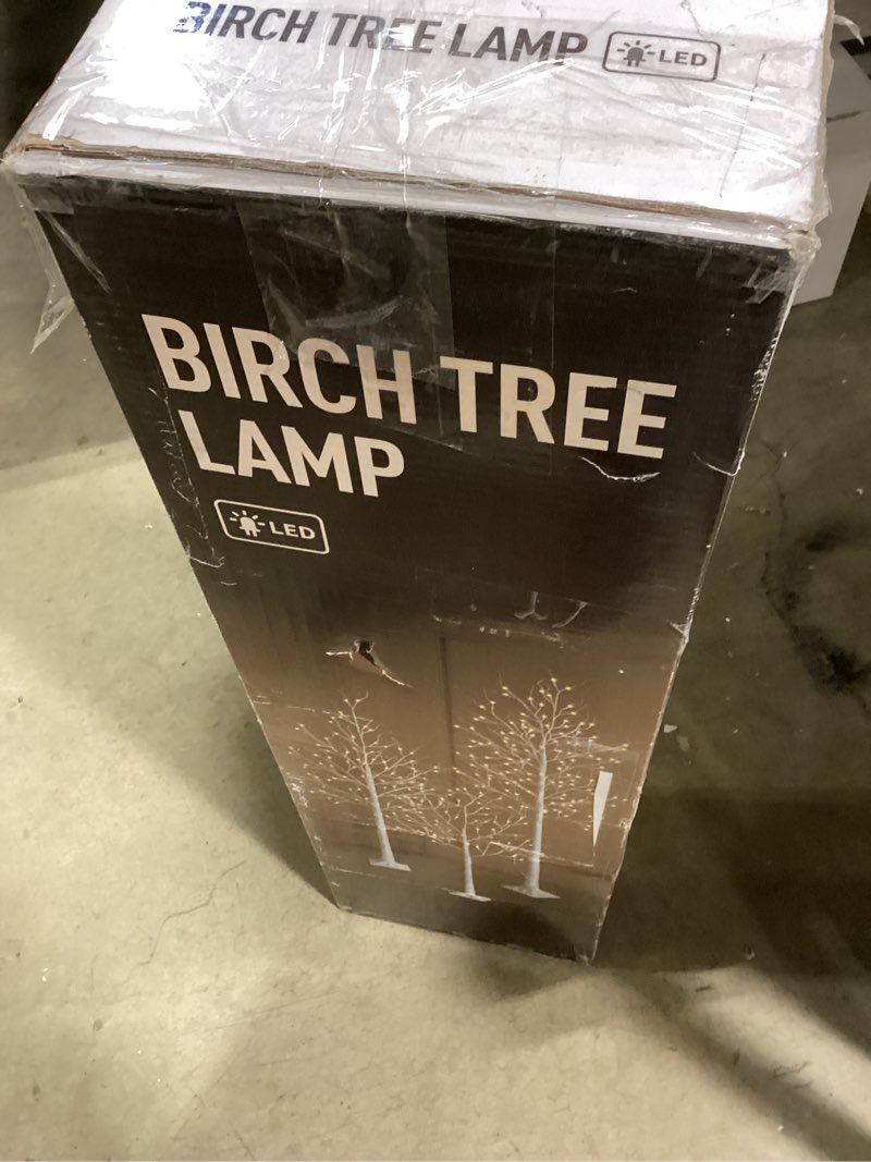 Condition photo showing Good Condition for SOGUYI White Birch Tree with Lights Set of 3-4ft 6ft 8ft Christmas Decorations with 280 Warm White L