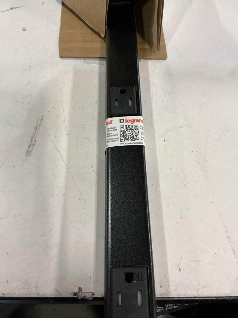 Condition photo showing Good Condition for legrand wiremold bk20gb306tr plugmold 2000 series 3 foot hardwired power strip with 6 tamper resistant outlets, black