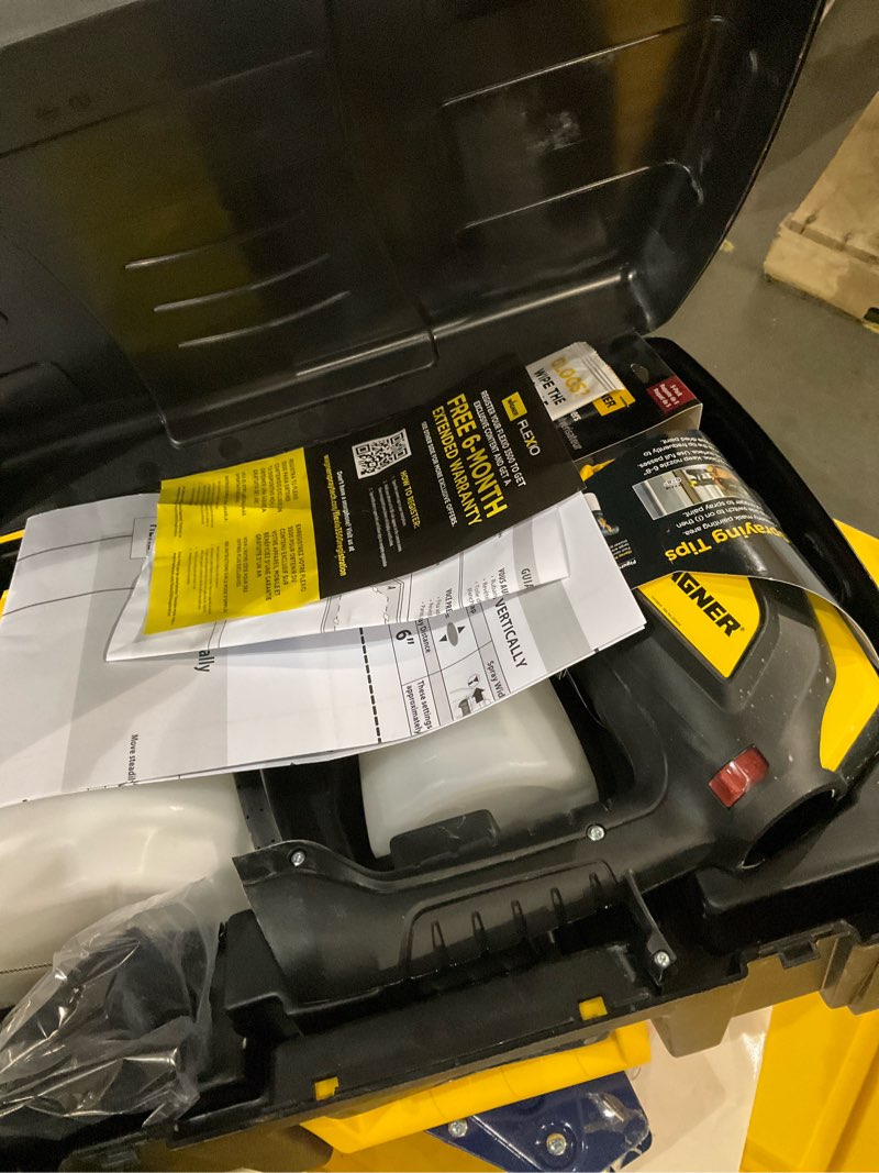 Condition photo showing As Is for flexio 3500 electric handheld hvlp paint sprayer
