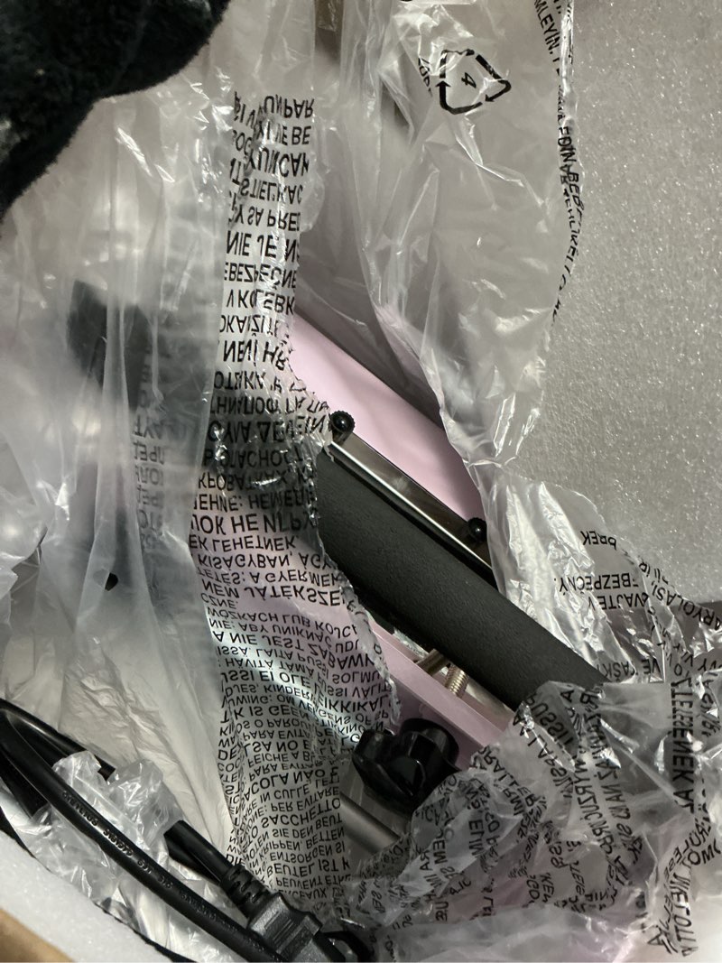 Condition photo showing As Is for VEVOR Tumbler Heat Press Machine, 11-30oz Mug Press, Heat Up Fast and Even, Tumbler Press with Sublimation Paper, Tape and Gloves, Temp and Time Setting, for Sublimation Tumblers, Cups, Mugs, Purple Purple-30oz