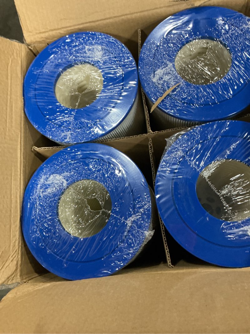 Condition photo showing New/Like New for cryspool® 07077 filter compatible with ccp420, clean and clear plus 420, pcc105-pak4, r173576, 570-0425-07, c-7471, 178584, 817-0106, fc-6470, 4×105 sq. ft pool filter cartridges, 4 pack