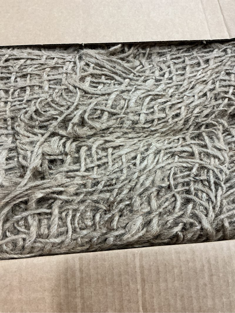 Condition photo showing As Is for jute erosion control, soil saver mesh blanket - 48" wide x 20 yards (60 feet long) - 240 sq. ft. coverage