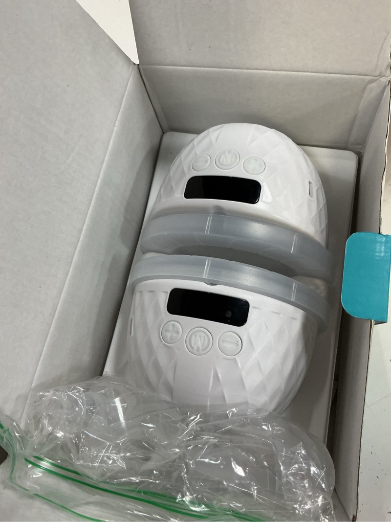 Condition photo showing Good Condition for paruu p10 hands-free breast pump wearable, 338mmhg strong suction, low noise, 4 modes & 9 levels, electric breast pump portable, smart display, 19/21/24/28mm insert/flange, 2 pack (white) 2 count