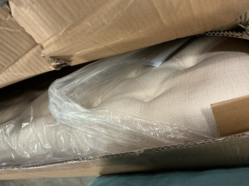 Condition photo showing Good Condition for 24KF Upholstered Tufted Button Linen Fabric Headboard,Comfortable Fashional Headboard Queen/Full Size,Ivory Queen/Full Ivory - Queen Size- Linen Fabric