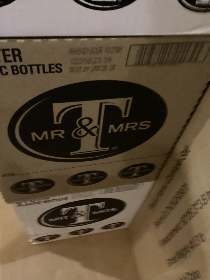 Mr and mrs t whiskey sour