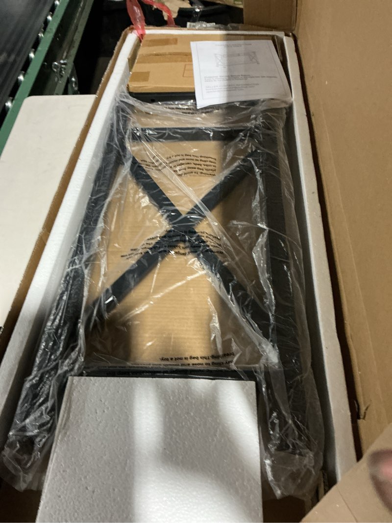 Condition photo showing As Is for Similar to HN Home Elizabeth Transitional 2 Drawer Console Table