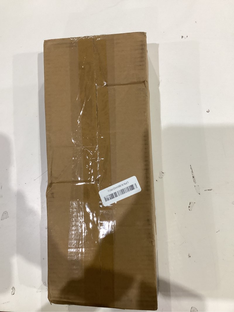 Condition photo showing New/Like New for VITVITI Toilet Paper Holder with Shelf, Wall Mounted Toilet Paper Storage Basket, Wood Metal Toilet Roll and Wipes Holder for Bathroom Farmhouse (Brown)